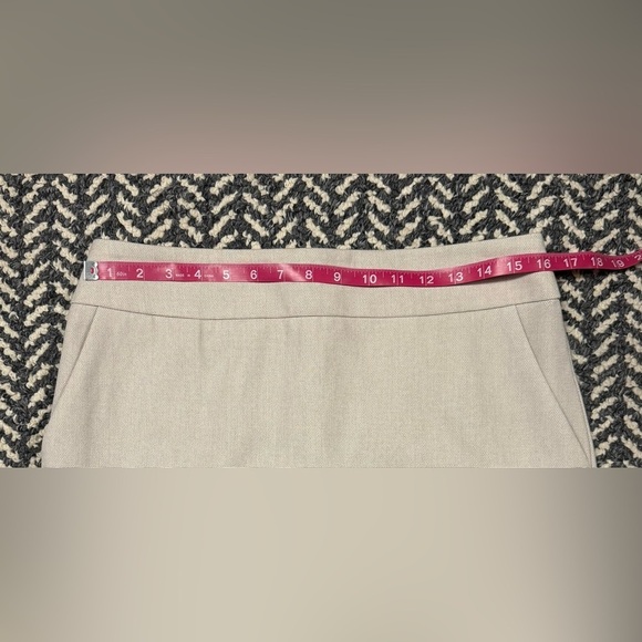 EXPRESS High Rise Pencil Skirt in Cream Size 12 - Picture 2 of 5